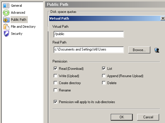 C path is directory or file